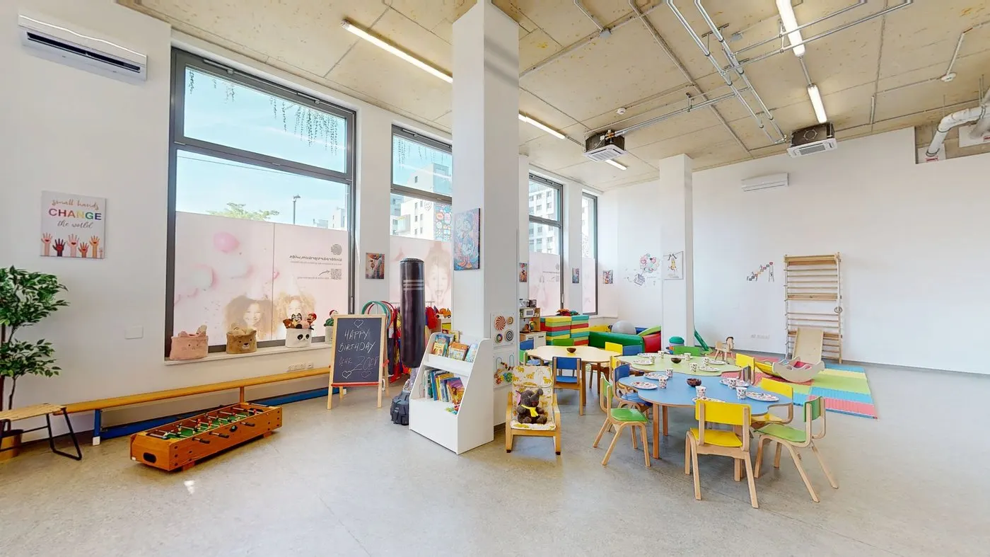 Kinderparty-Raum „Rhino“, Foto aus dem 3D-Rundgang